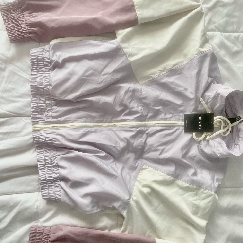 Purple forever 21 wind breaker